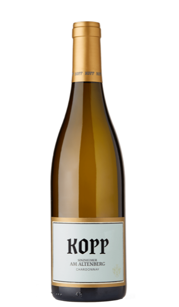 Kopp Chardonnay Altenberg ist ein facettenreicher Weißwein mit goldgelber Farbe