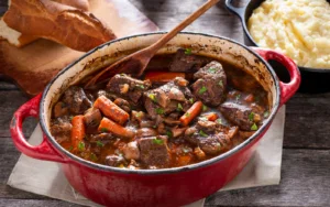 Boeuf Bourguignon, Rezept vom Weingut Groszer Wein in Österreich