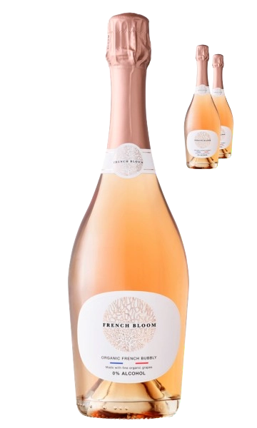 French Bloom Rosé – alkoholfrei – Paket French Bloom Rosé | alkoholfreier weißer Schaumwein | Weinhelden.de