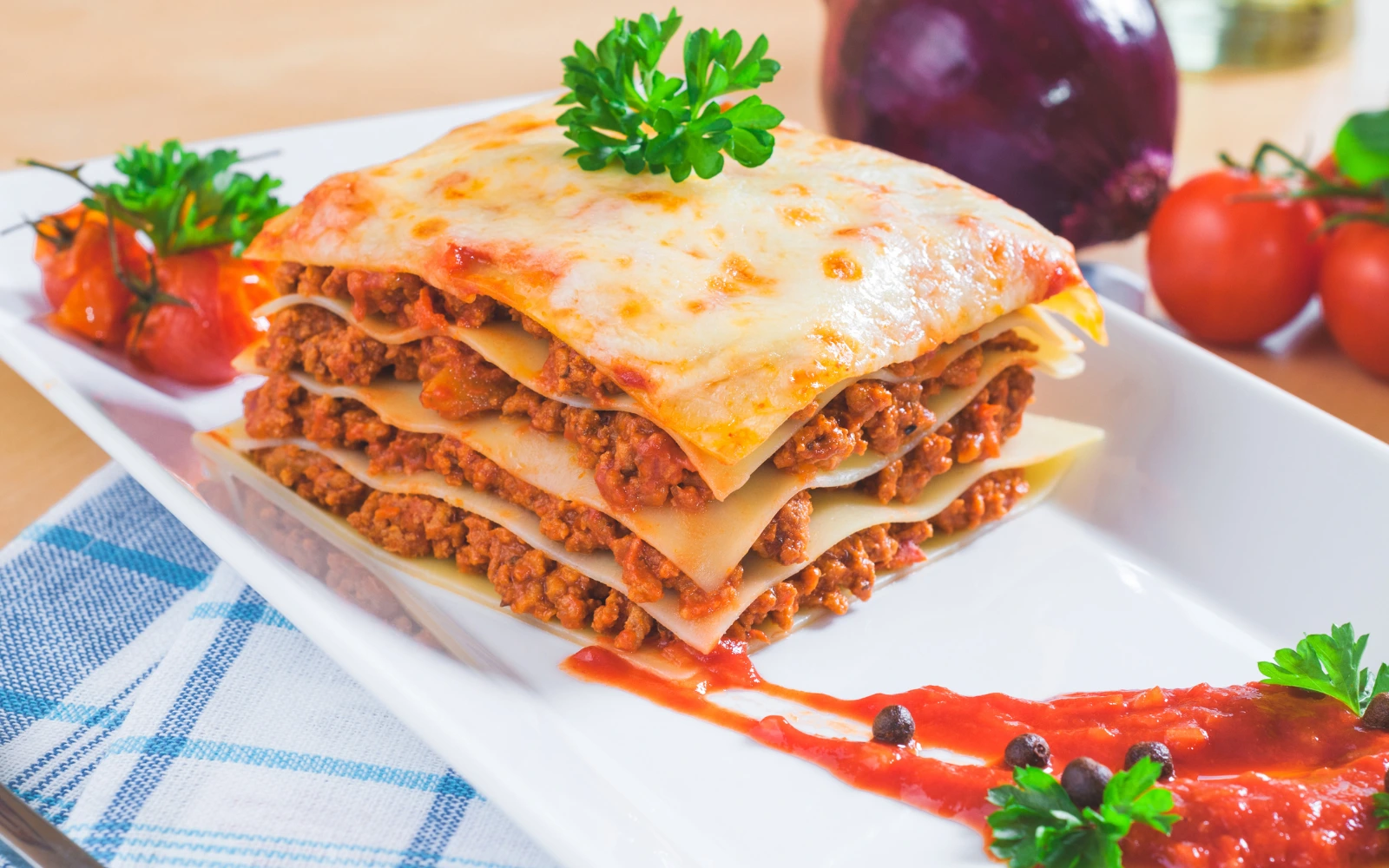 Lasagne nach Bologneser Art