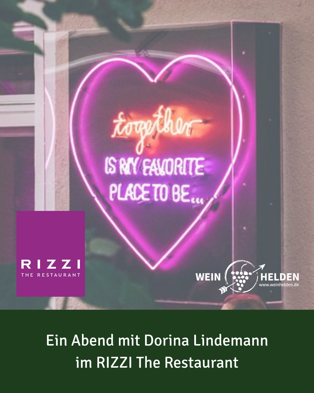 Exklusiver Genussabend mit Dorina Lindemann | RIZZI The Restaurant | Weinhelden