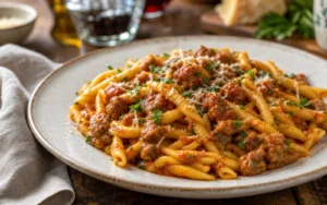 Strozzapreti con Salsiccia | Alex Schwank | Weinhelden.de